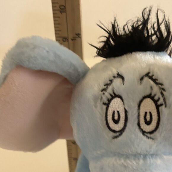 Kohls Cares Plush Dr Seuss Elephant Horton Hears A Who Book Character 10" Animal - Picture 7 of 8